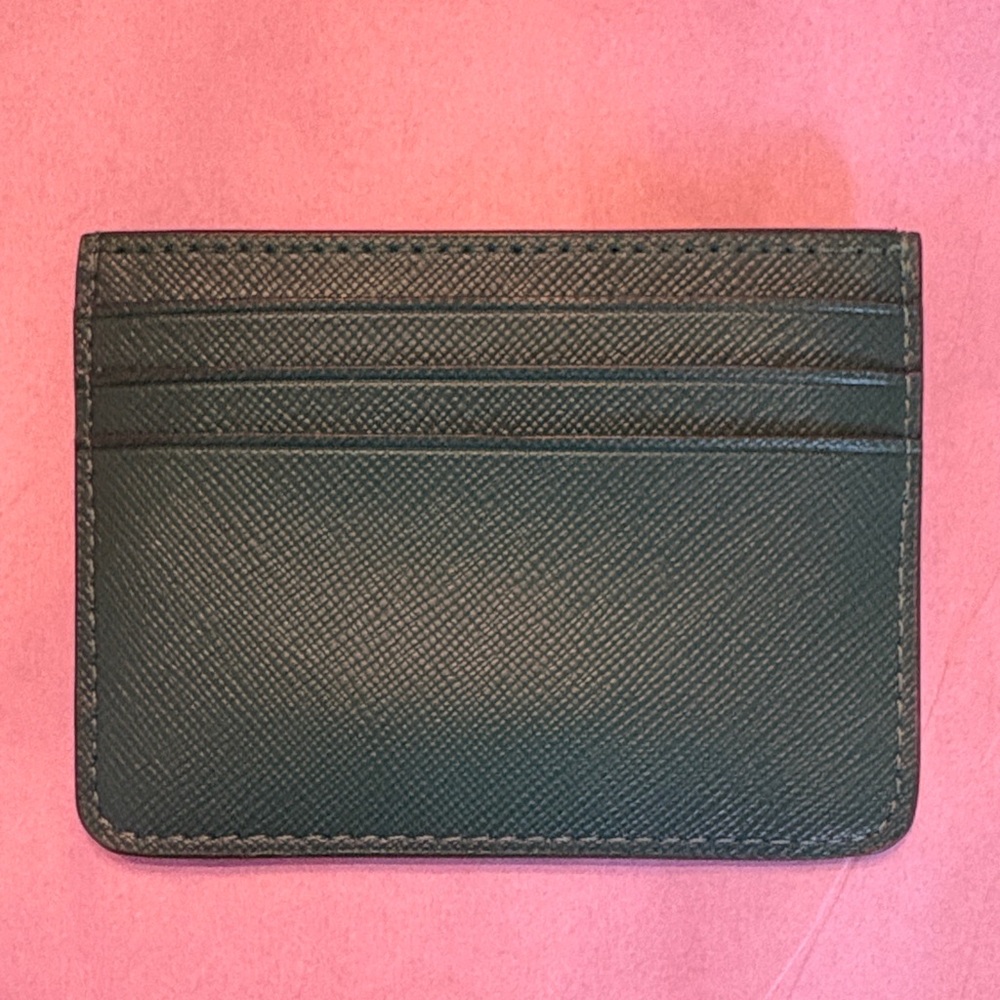 ♠️ Kate Spade Deep Green Classic Multi-Slot Card Holder - Picture 2 of 9